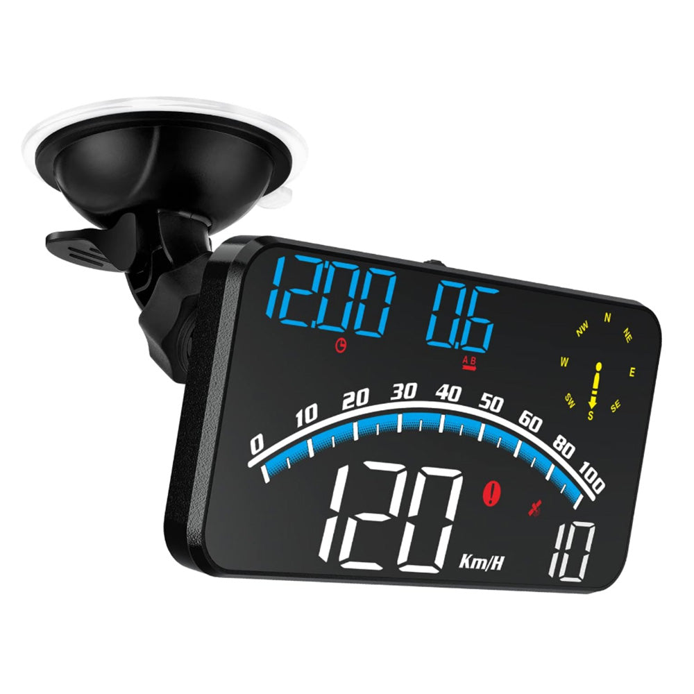 Universal Car Digital GPS Speedometer HUD Head Up Display for Vehicles MPH Overspeed Alarm