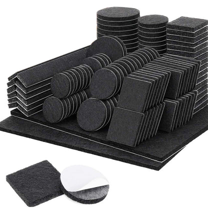 300Pcs Self Adhesive Felt Furniture Pads Scratch Resistant for Hardwood Floors