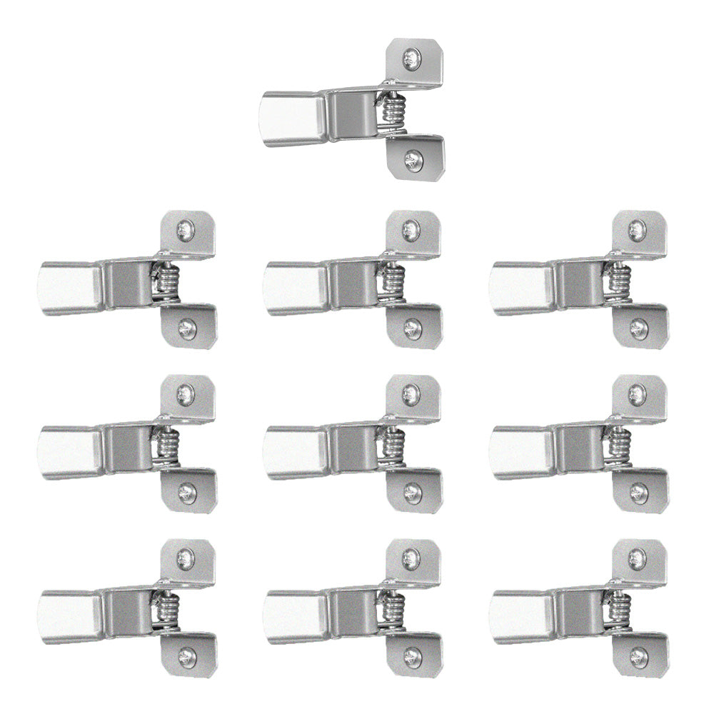 10 Pack Wall Mount Spring Grip Broom Tool Holder Storage Rack