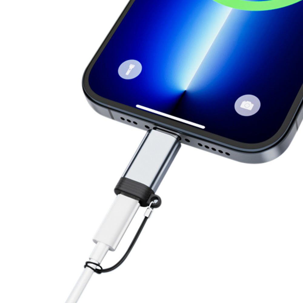 4Pcs Lightning to USB C Adapter Fast Charging and Data Transfer for iPhone 15 16