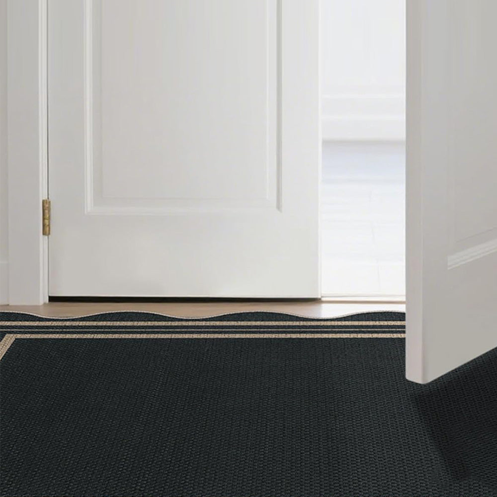 Vintage Low Pile Rug Non Slip Washable Mat for Living Room Bedroom-Style1
