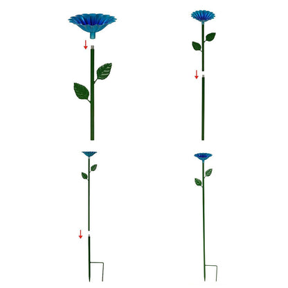 4PCS Bee Watering Station Metal Bee Water Feeder Colorful Bee Bath Bowl For Outdoor