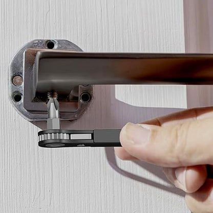 Multifunctional Right Angle Screwdriver Pocket Offset Ratcheting Screwdriver Cool Gadget