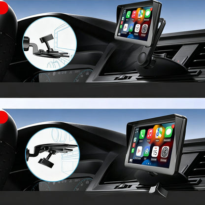 CD Slot Auto Display Mount Rotating Screen Holder