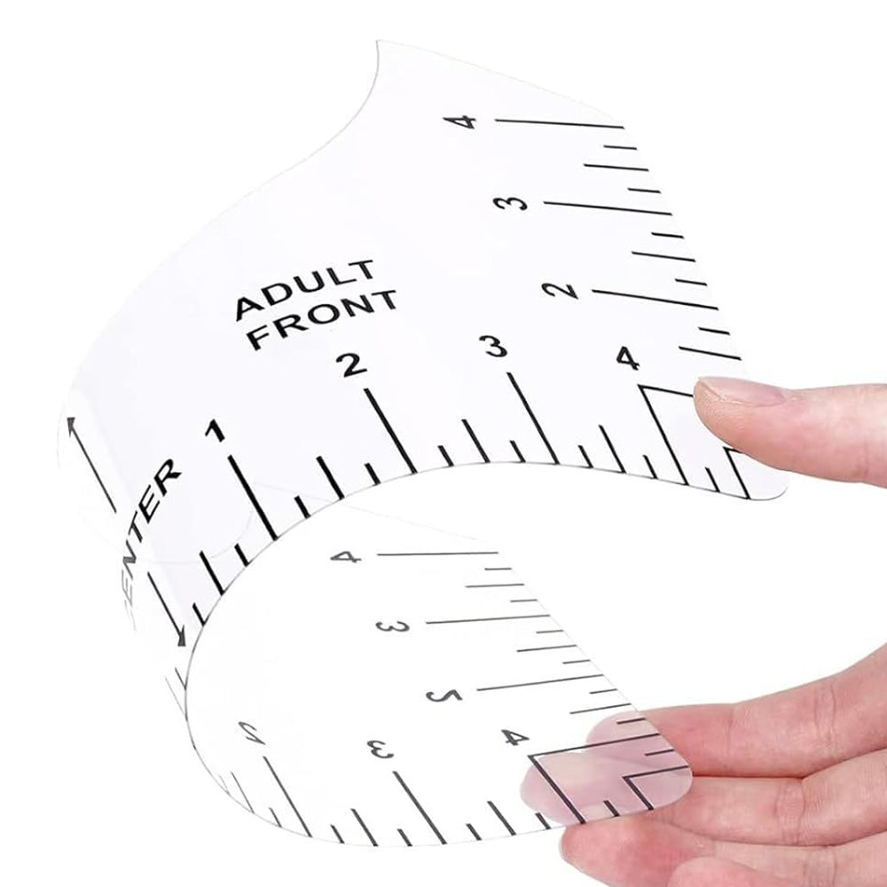 9Pcs T Shirt Alignment Ruler Guide for Heat Press Printing