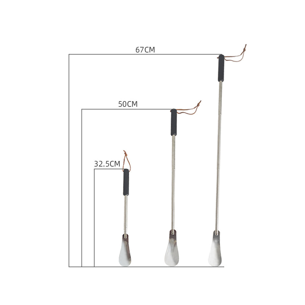 Telescopic Long Handle Shoe Horn Adjustable Shoe Helper