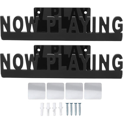 Acrylic Vinyl Record Wall Display Shelf-Black