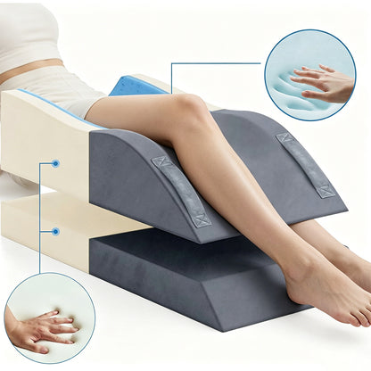 Memory Foam Leg Elevation Pillow Knee Support for Relaxing