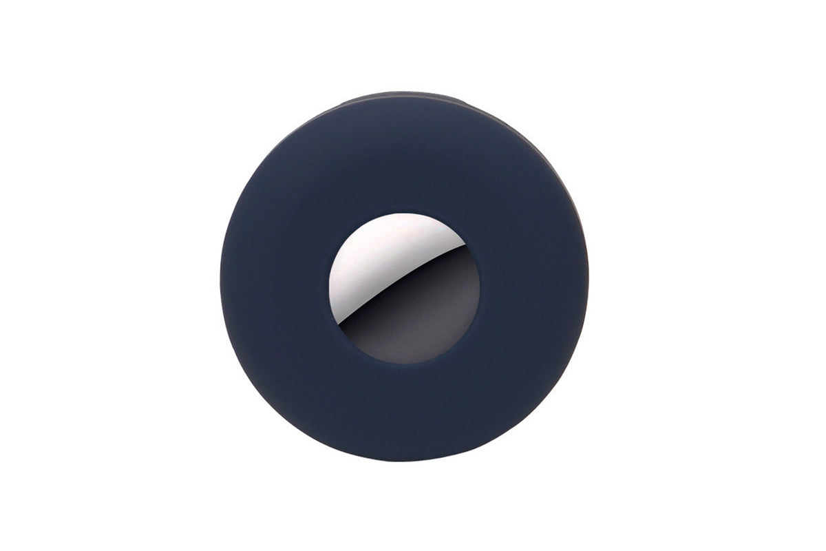 Dog Collar Anti-Lost Silicone Tracker Protective Case Cover Compatible With Apple Airtag-Dark Blue