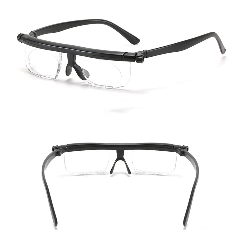 Flex Focus Adjustable Glasses Variable Focus Distance Vision Reading Eyeglasses Adjustable Unisex Glasses