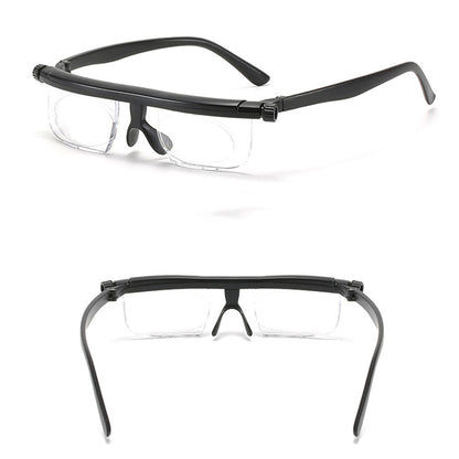 Flex Focus Adjustable Glasses Variable Focus Distance Vision Reading Eyeglasses Adjustable Unisex Glasses