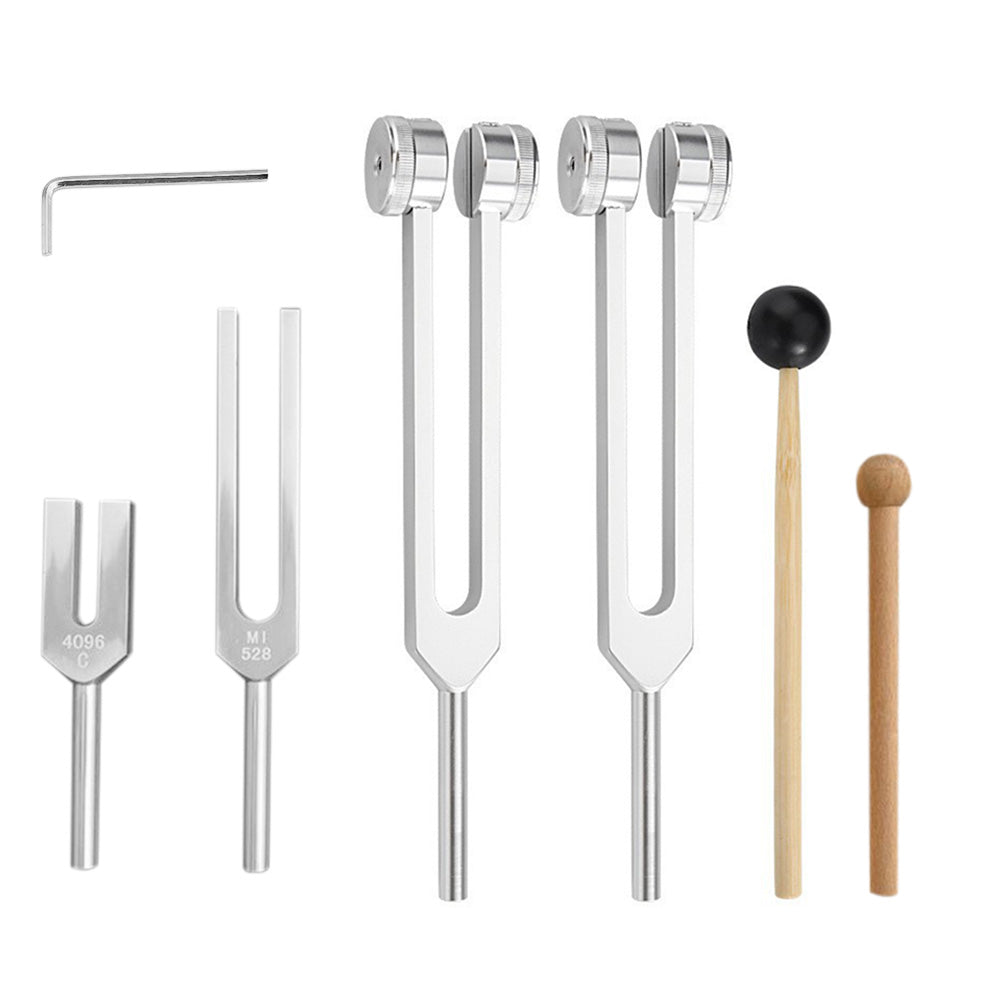 4PCS Tuning Fork Set with Mallet ¨C Sound Tool for Sensory Therapy