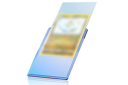 100PCS Card Sleeves Toploaders Hard Plastic Trading Card Protectors Case