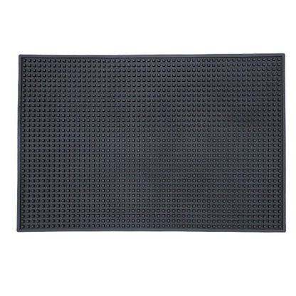 Bar Mat Non Slip Drying Mat for Countertops PVC Bar Service Mat Home Bar-Black