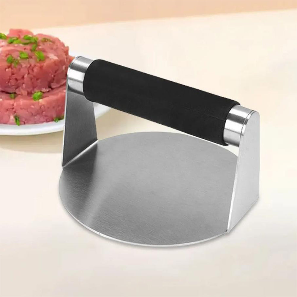 Stainless Steel Burger Press Non-Stick Hamburger Smasher