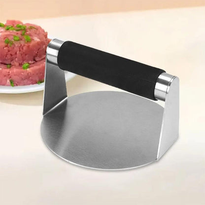 Stainless Steel Burger Press Non-Stick Hamburger Smasher
