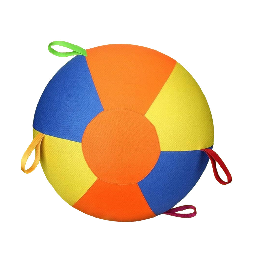 25cm Zippered Dog Ball Toy with Tug Handles Fetch Toy Interactive Dog Ball
