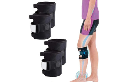 4Pcs Pressure Point Brace Massage Tool Body Trigger Point Massager Therapy Knee Recovery Pad Brace Leg Knee