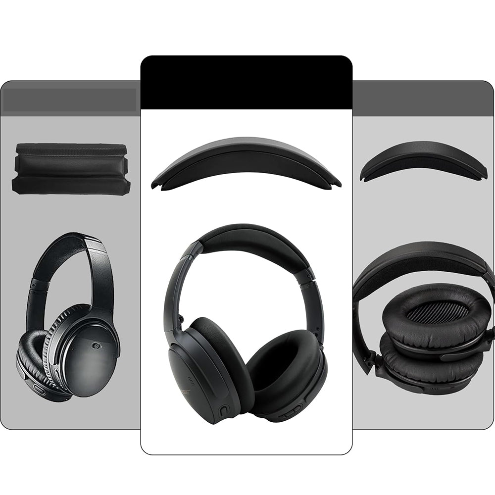 Replacement Headband Cushion for Bose QC35 QC35 II QC45 with Screwdriver-Black