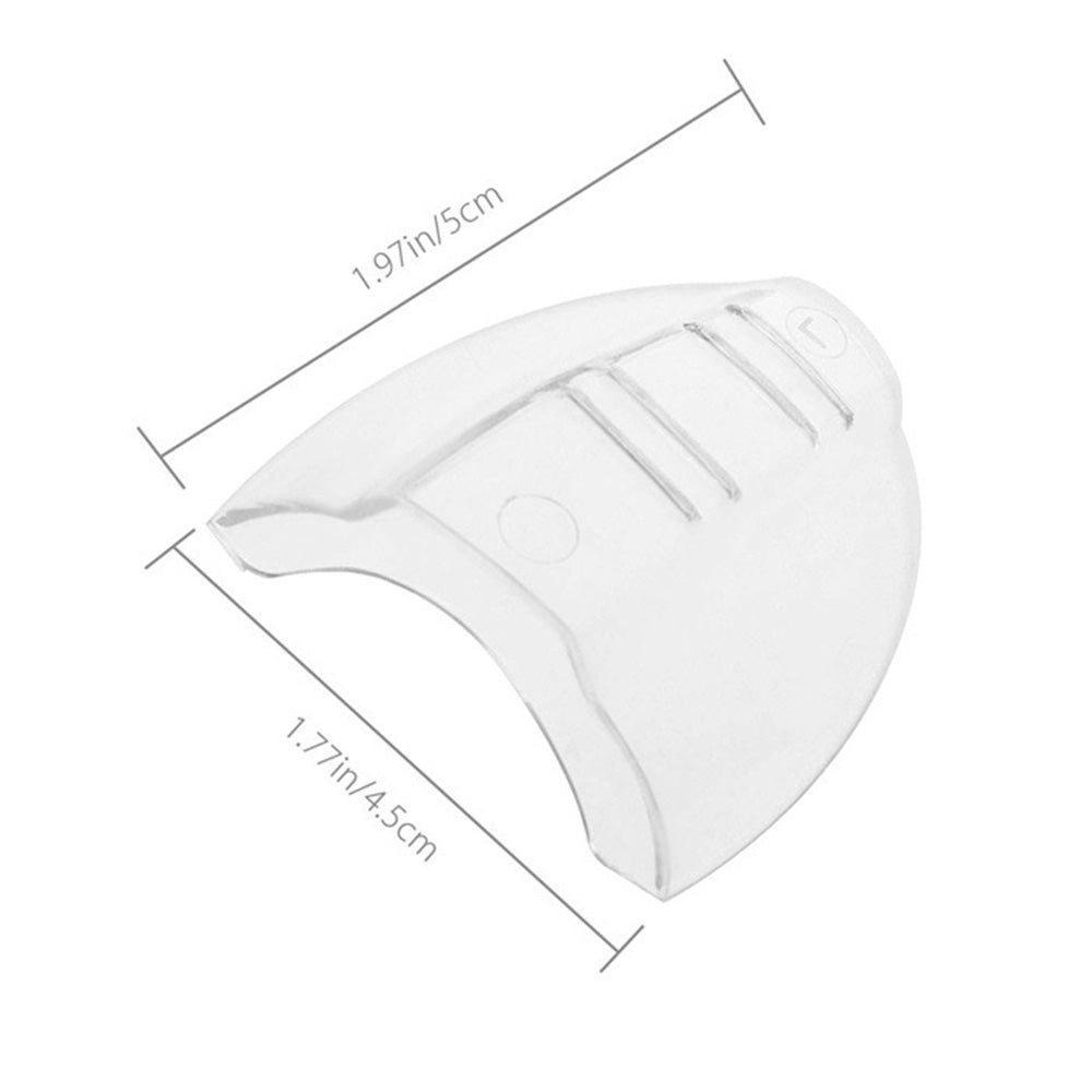 4-Pack Clear Side Shields Flexible Universal Eye Protection for Glasses