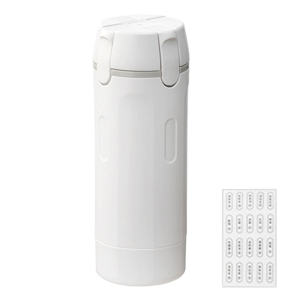 4 in 1 Travel Dispenser with 30ml Travel Bottles Travel Bottles for Shampoo Lotion-White