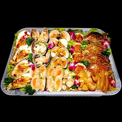 10Pcs Aluminum Foil Pans with Lids BBQ Dish Food Storage Tray for Baking Picnic Cooking