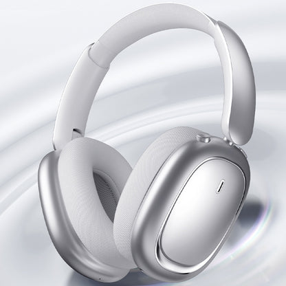 Lightweight Clear Over Ear Bluetooth Headsets-Silver