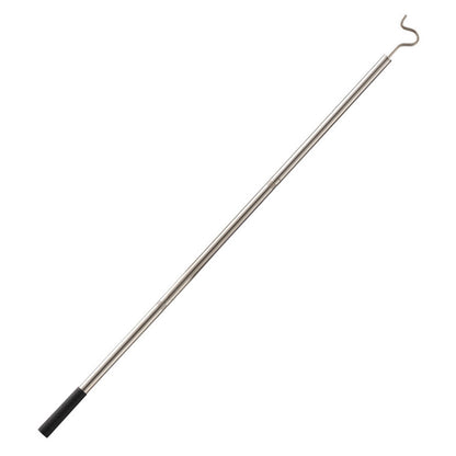 Stainless Steel Extendable Clothes Hook Pole with Sponge Handle for Hanging