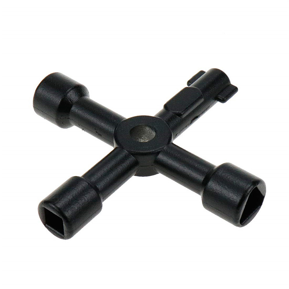 Multi-Functional Electrical Switchboards Key Lock Tools Security Switch Key Wrench-Black