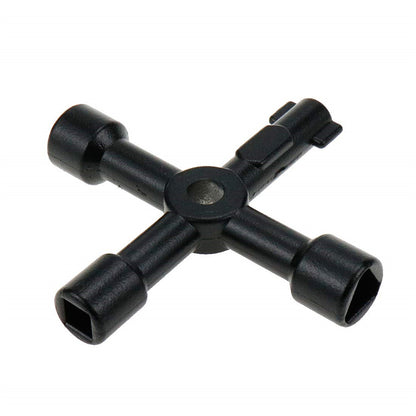 Multi-Functional Electrical Switchboards Key Lock Tools Security Switch Key Wrench-Black