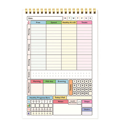 A5 Calorie Tracker Journal Food Diary Meal Log Book