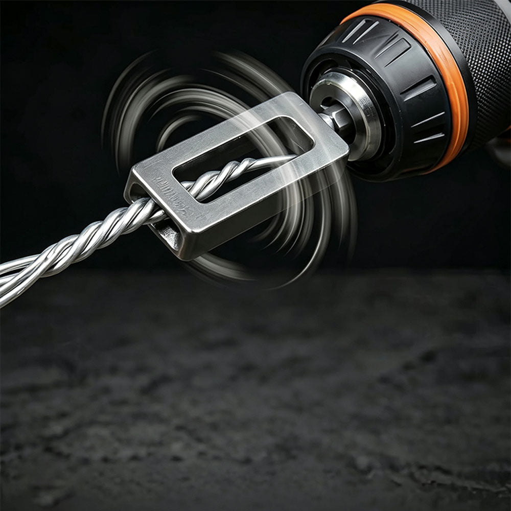 2Pcs Carbon Steel Wire Twister Tools for Drill
