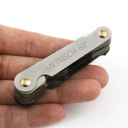 52 Leaf Metric 60 Degree and Imperial 55 Degree Thread Pitch Gauge