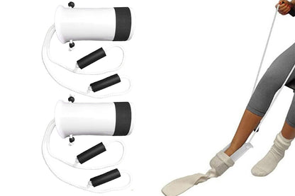 2 Piece Sock Aid Helper Puller Easy On And Off