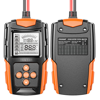 Car Battery Tester 12V 24V Gel AGM Wet Battery Analyzer Charging Diagnostic Test Tool