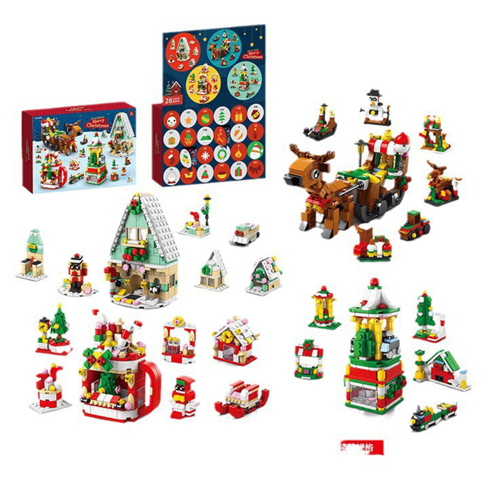 Advent Calendar ¨C Christmas House Mini Building Set for Kids and Adults 6+ Style 3