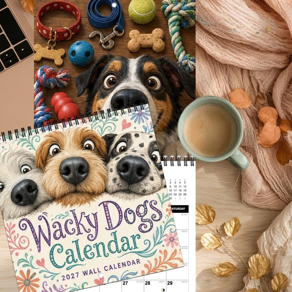 3 Pack 2027 Wall Calendar from January to December Yearly Wall Calendar