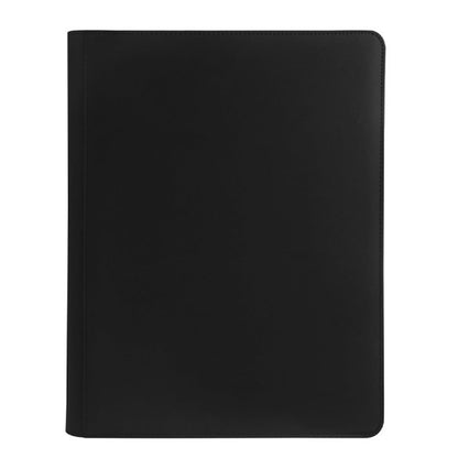 16 Pocket Card Binder 1024 Capacity PVC Free Hard Shell Waterproof Zipper-Black