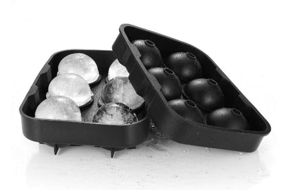 4Pcs Large Ice Diamond Maker Ice Cube Tray Skull Ice Cube Cocktails Molds