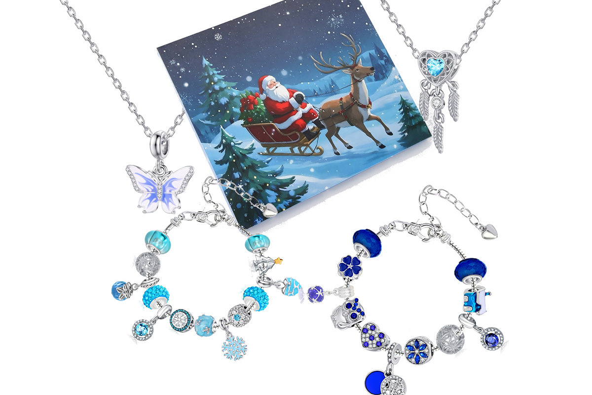 Advent Calendar Charm Bracelets 2025 for Girls DIY Bracelets Jewelry Making Kit