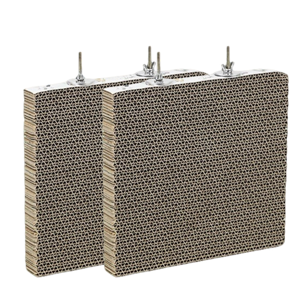 2Pcs Bird Perch Stand Cardboard Anti-bite Hair Grinding Pad Parrot Toy