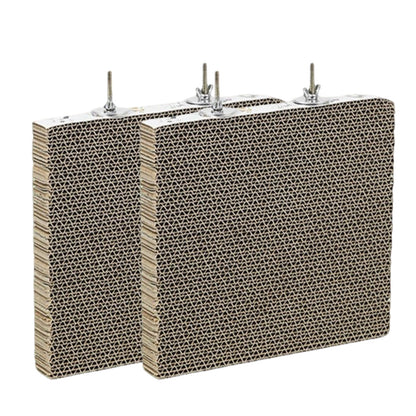 2Pcs Bird Perch Stand Cardboard Anti-bite Hair Grinding Pad Parrot Toy