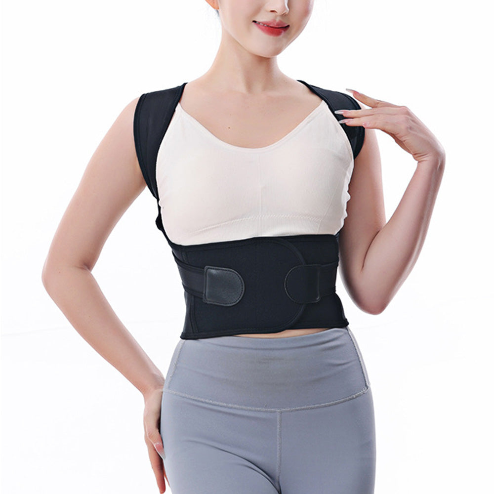 Unisex Posture Corrector Lumbar Brace Lightweight Back Support Shoulder Brace Belt