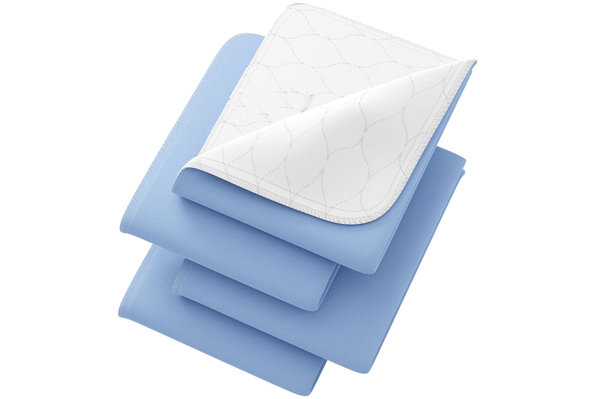 Incontinence Bed Pads Washable Bed Pads for Adults Pets Seniors Mattress Protector -Blue