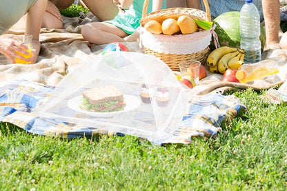 3Pcs Food Cover Mesh Food Tent Pop Up Umbrella Screen Tent Outdoor Food Fly Net