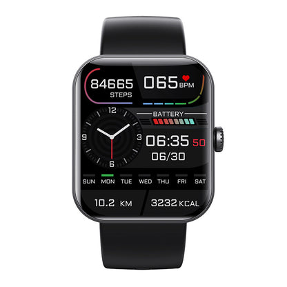Sports Watch Bluetooth Call Smart Watch Heart Rate Monitoring Fitness Tracker Black