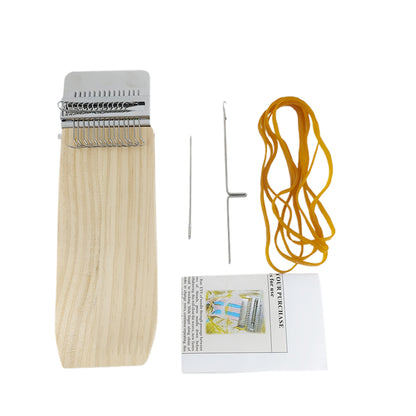 Small Weaving Loom 14 Hooks Weave Tool Set Darning Machine
