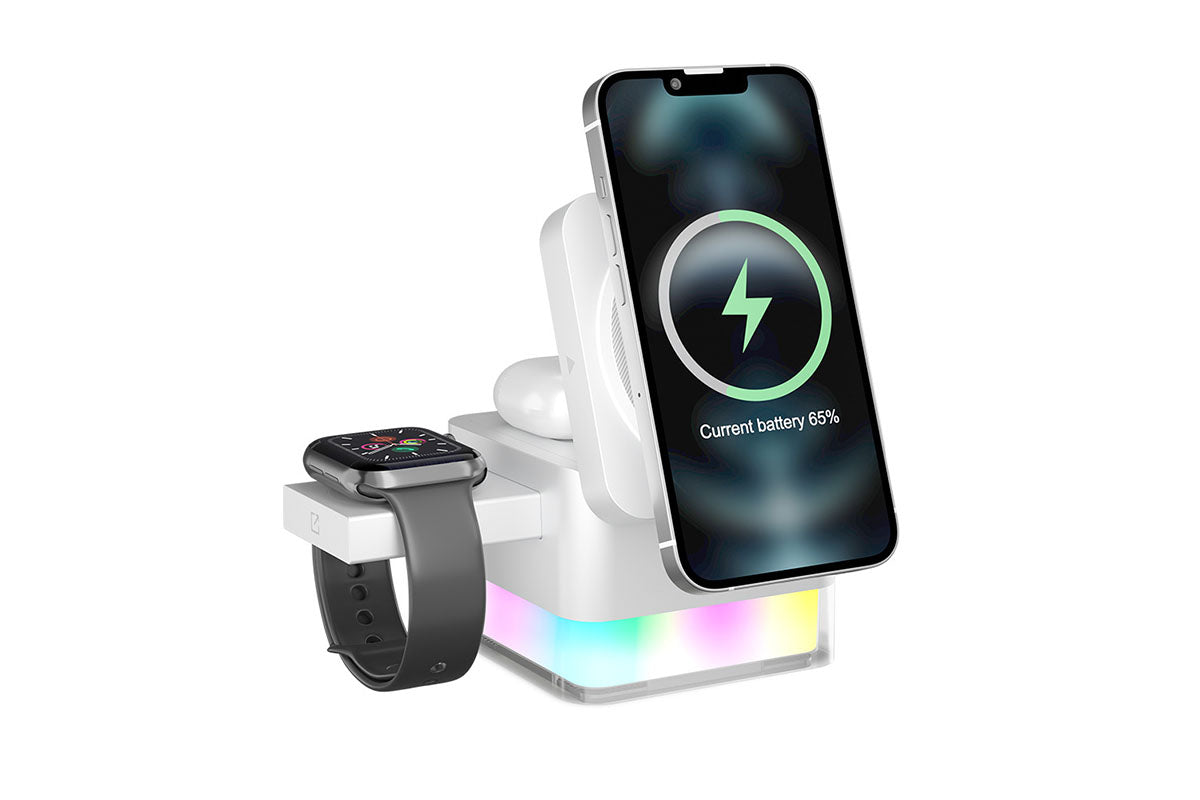 3 in 1 Wireless Charging Station for iPhone Apple Watch and AirPods