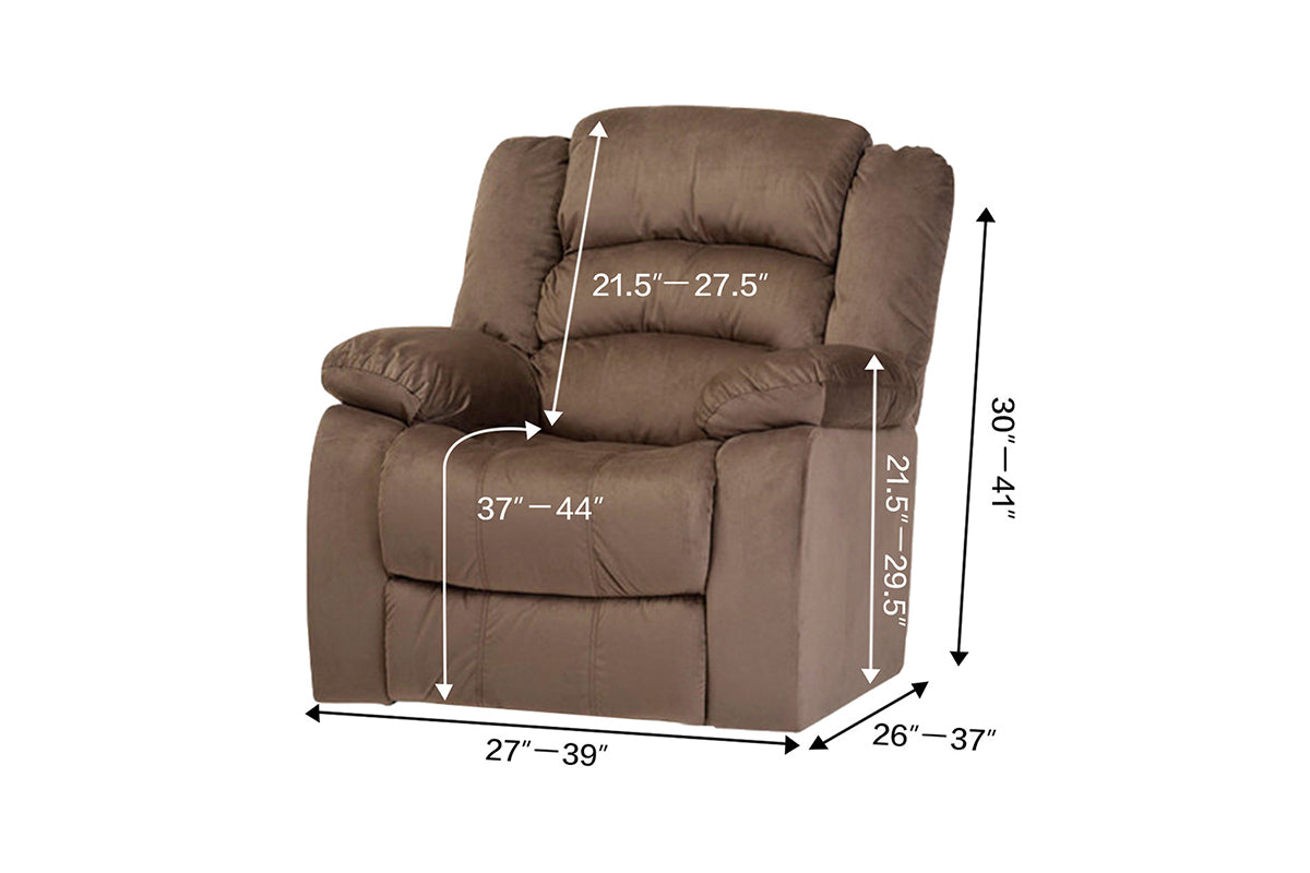 Stretch Recliner Chair Covers Sofa Slipcover-Dark gray