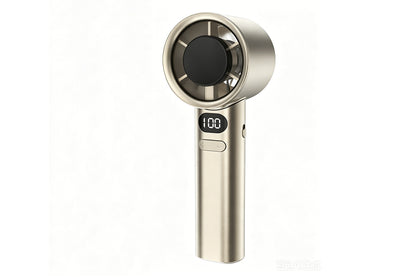 Rechargeable Handheld Fan with 120 Speeds - Gold